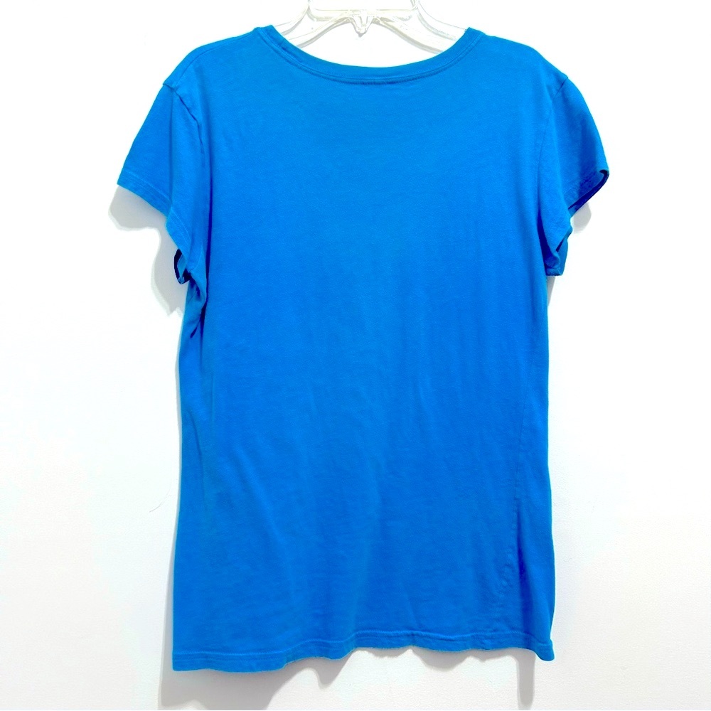 Washington DC Women’s Blue Cotton Tee Shirt - Picture 3 of 4